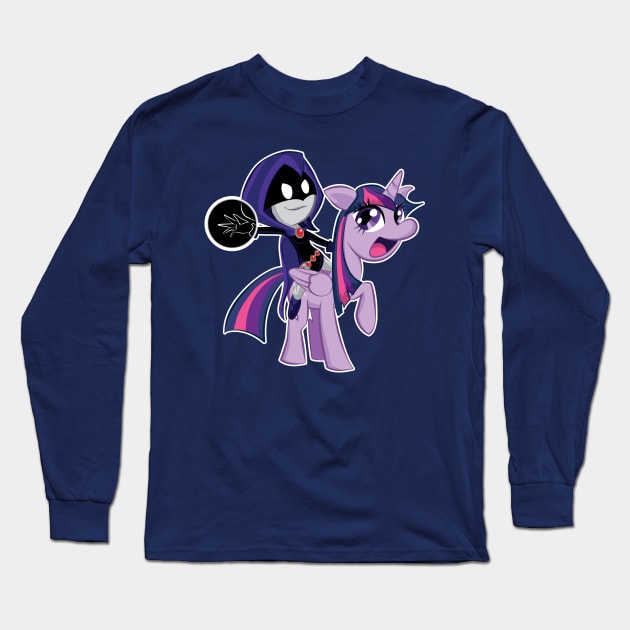 Twilight-Raven Long Sleeve T-Shirt by Ryan Bangerter Art